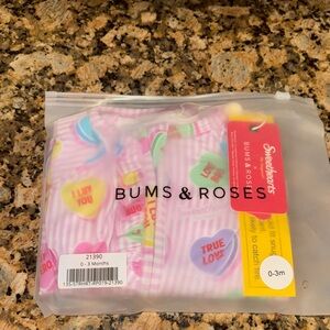 Bums & Roses Pink Sweetheart Valentines Pajamas